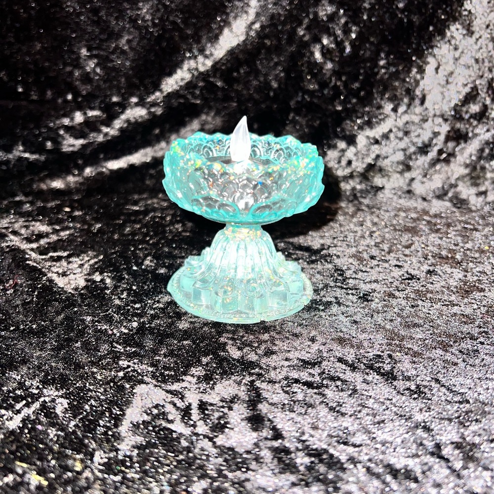 BLUE PARADE - Custom Handmade Tea Light Candle Holders